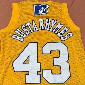 MTV Rock N Jock Busta Rhymes Jersey – Headgear Classics Size Small